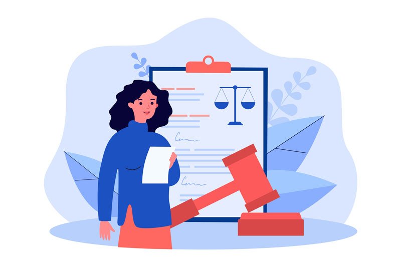 Trabajador consultando sus derechos laborales